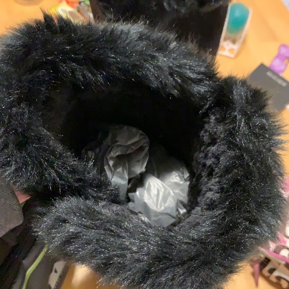 !SOLD!Fuzzy Boots - Picture 4 of 6